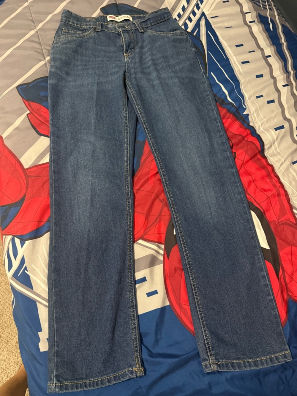 Levi's Mid Blue Straight Leg boy Jeans